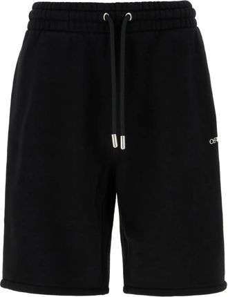 Off-white Arrows-motif shorts - men - Cotton - L - Black