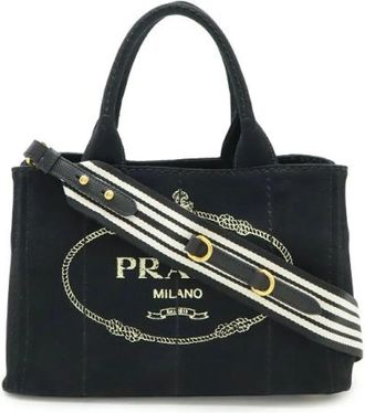 Prada Pre-owned Tote Bags, female, Black, Size: ONE SIZE Pre-owned Tote Bag