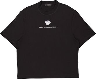 Versace Medusa Milano Short Sleeve T-Shirt, Size Medium