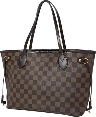 Louis Vuitton Damier Brown Damier Canvas Handbag Tote Bag (Pre-Owned)
