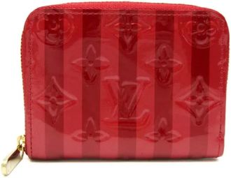 Louis Vuitton Pre-owned Canvas Portemonnee - Dames - Vintage Accessoires - Rood - ONE Size - Vintage