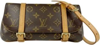Louis Vuitton Pre-owned Belt Bags, female, Brown, Size: ONE SIZE Pre-owned Canvas crossbody-bags