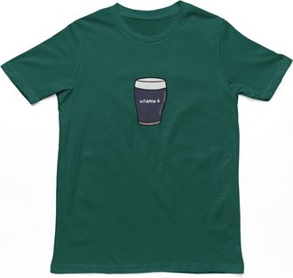 Generic Vitamin G Adults T-Shirt | Funny Mens Novelty Beer Top, Birthday Gifts for Him, Stout Gift Dark Green/Large