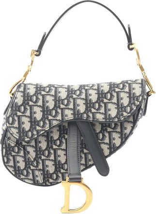 Dior Pre-owned Dior Mini Oblique Canvas Saddle Bag Ladies 7N9M4V67H2B5A5KQ
