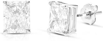 Vir Jewels 3 cttw Radiant Lab Grown Diamond Stud Earrings in 14K Gold With Push Backs For Women