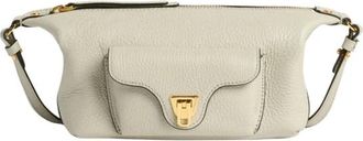 Coccinelle Beat Minibag - Dames - Schoudertassen - Beige - ONE Size - Katoen - Tassen