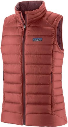 Patagonia Womens Down Sweater Vest Red XXS
