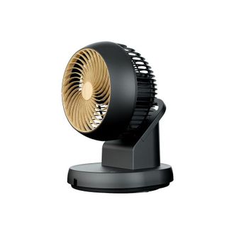 Fabrilamp Fabrilamp - Ventilador Sobremesa Urbel Negro/haya 30w 4velocidades 31,5x 21x24cm Oscilacion 3d Remoto,temporizador