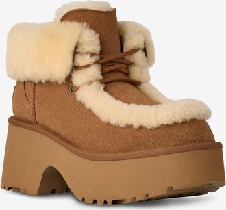 UGG Plateau-Stiefeletten aus Wildleder Classic Esmee
