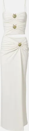 CHRISTOPHER ESBER Mineral Stone cutout jersey maxi dress