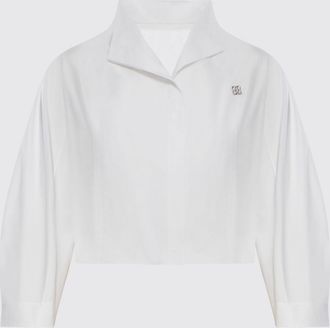Givenchy Korte Popline Blouse met Knoopsluiting