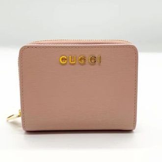 Gucci Pre-owned Wallets, female, Pink, Size: ONE SIZE Pre-owned Leather Wallet