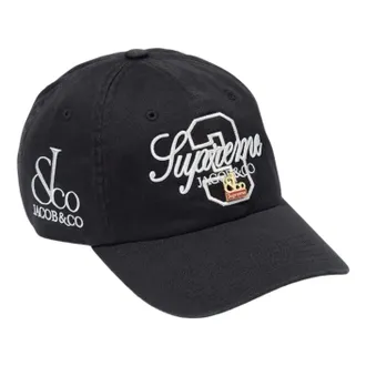 SUPREME x La Martina SS26 6-Panel Black SUP-SS26-1054-BLK