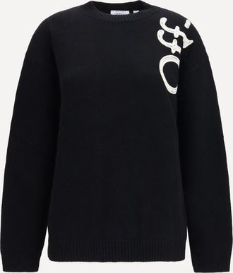 Off-white Maglione girocollo Vertical Bookish Woman XS