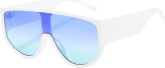 Generic Large Frame Womens Outdoor Mens Large Frame Sunglasses(White)