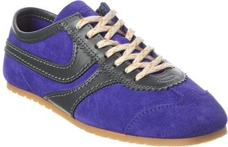 Dries Van Noten Suede & Leather Paneled Sneaker