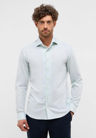 Eterna Langarmhemd ETERNA SLIM FIT, Herren, Gr. 46, Normalgr&ouml;ssen, gr&uuml;n, 58% Baumwolle, 42% Polyester, schmal, Manschette, Hemden Langarmhemd, NON IRON (b&uuml;ge