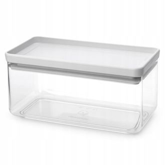 Brabantia Contenedor De Cocina Rectangular - 1,5 L - Gris Claro 1 Unidad