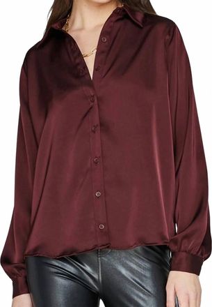 Gentle Fawn Pamela Long Sleeve Top In Rum