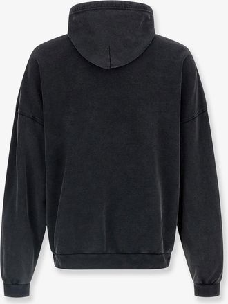 Balenciaga Mens Hooded Sweatshirt Black Cotton Sweatshirts Sweater
