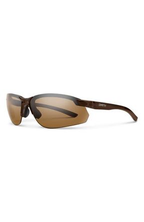 Smith Parallel Max 2 71mm Oversized Polarized Sunglasses in Brown /Brown at Nordstrom