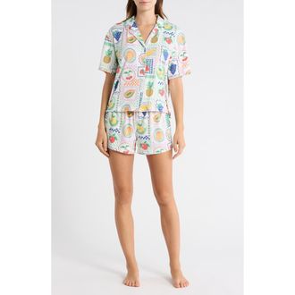 PJ Salvage Cloud Jersey Pajamas in Ivory at Nordstrom Rack, Size X-Large