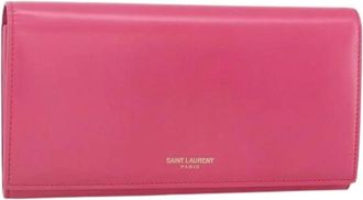 Saint Laurent Pre-owned Wallets, female, Pink, Size: ONE SIZE Pre-owned Vintage Wallet