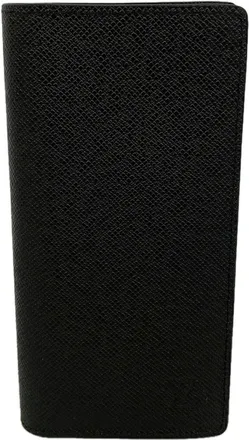 Louis Vuitton Noir Long Wallet (Bi-Fold) (Pre-Owned)