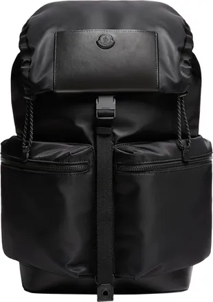 Moncler Moncler Kenton Drill Backpack, Men, Black, Size: One Size