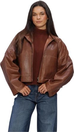 Drykorn Elstow Jacket - Dames - Jassen - Bruin - Maat: M Leer