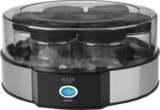Adler Europe Yaourti&egrave;re Adler Ad 4476 + 7 Pots En Verre 200ml