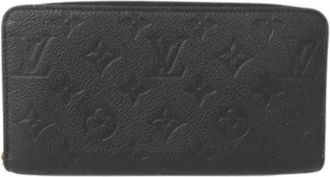 Louis Vuitton Pre-owned Wallets, unisex, Black, Size: ONE SIZE Pre-owned Long wallet (bi-fold)