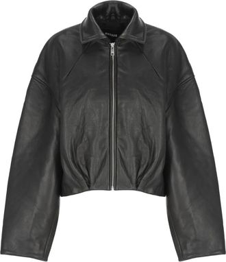 Rotate Biker Leren Jas - Dames - Leren en Su&egrave;de Jassen - Zwart - 4XS - Leer - Jassen
