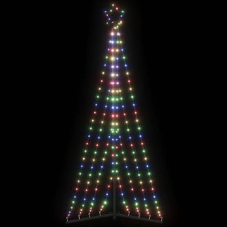 vidaXL &Aacute;rbol De Navidad Led 339 Leds De Colores 187 Cm Vidaxl