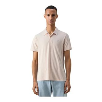 Guess Dolly Polo - Heren - Tops - Roze - Maat: S Katoen
