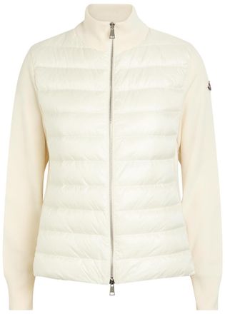 Moncler Padded Wool and Nylon Jacket - White - XS (UK 8 / XS)