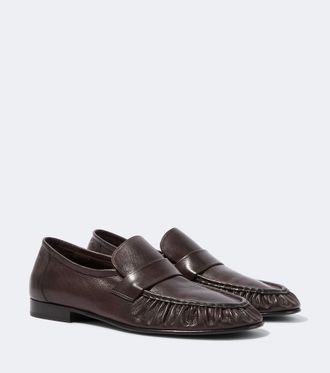 The Row Soft leather loafers