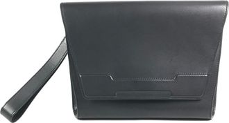 Herm&egrave;s Black Clutch Bag (Pre-Owned)