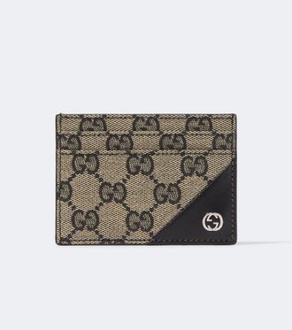 Gucci Portacarte Interlocking G in canvas GG
