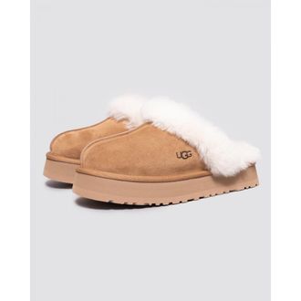 UGG UGG Disquette Womens Slipper - Chestnut Sheepskin - Size UK 5
