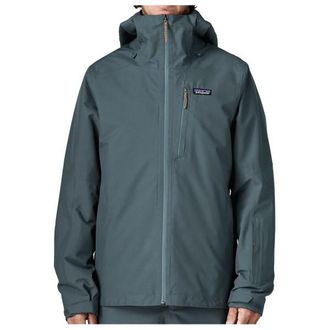 Patagonia Insulated Powder Town Jacket Skijacke f&uuml;r Herren | blau/grau