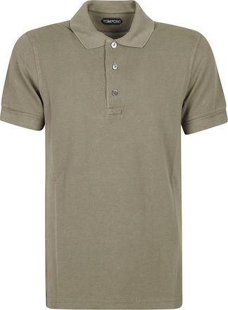 Tom Ford Minimalist Lyocell Blend Polo Shirt