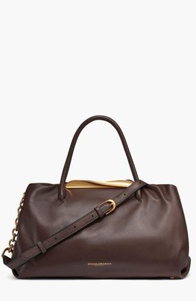 DKNY Poplin Small Satchel in Umber at Nordstrom