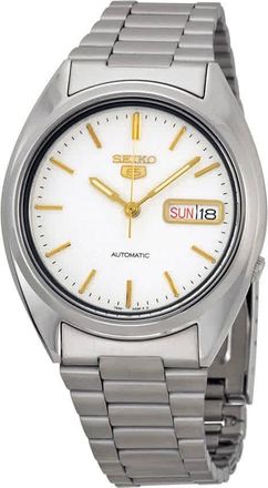 Seiko Series 5 Automatic Off White Dial Mens Watch SNXG47