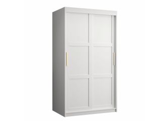 Mirjan24 Mobilier1 - Armario Ferfere 100, Blanco, 200x100x62cm, Puertas De Armario: Correderas, N&uacute;mero De Estantes: 0