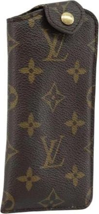 Louis Vuitton Pre-owned Accessories, female, Brown, Size: ONE SIZE Pre-owned Monogram Glasses Case