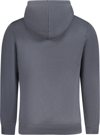 Calvin Klein Logo-Embroidered Cotton-Blend Hoodie - Blue