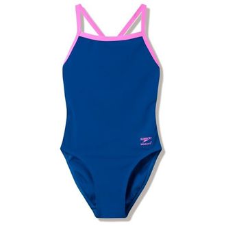 Speedo Female Solid Turnback Badeanzug f&uuml;r Damen | blau