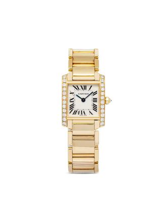 Cartier Tank Française 20mm - women - 18kt Yellow Gold - One Size