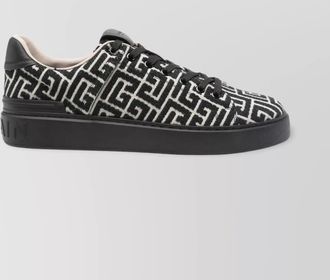 Balmain jacquard low-top sneakers